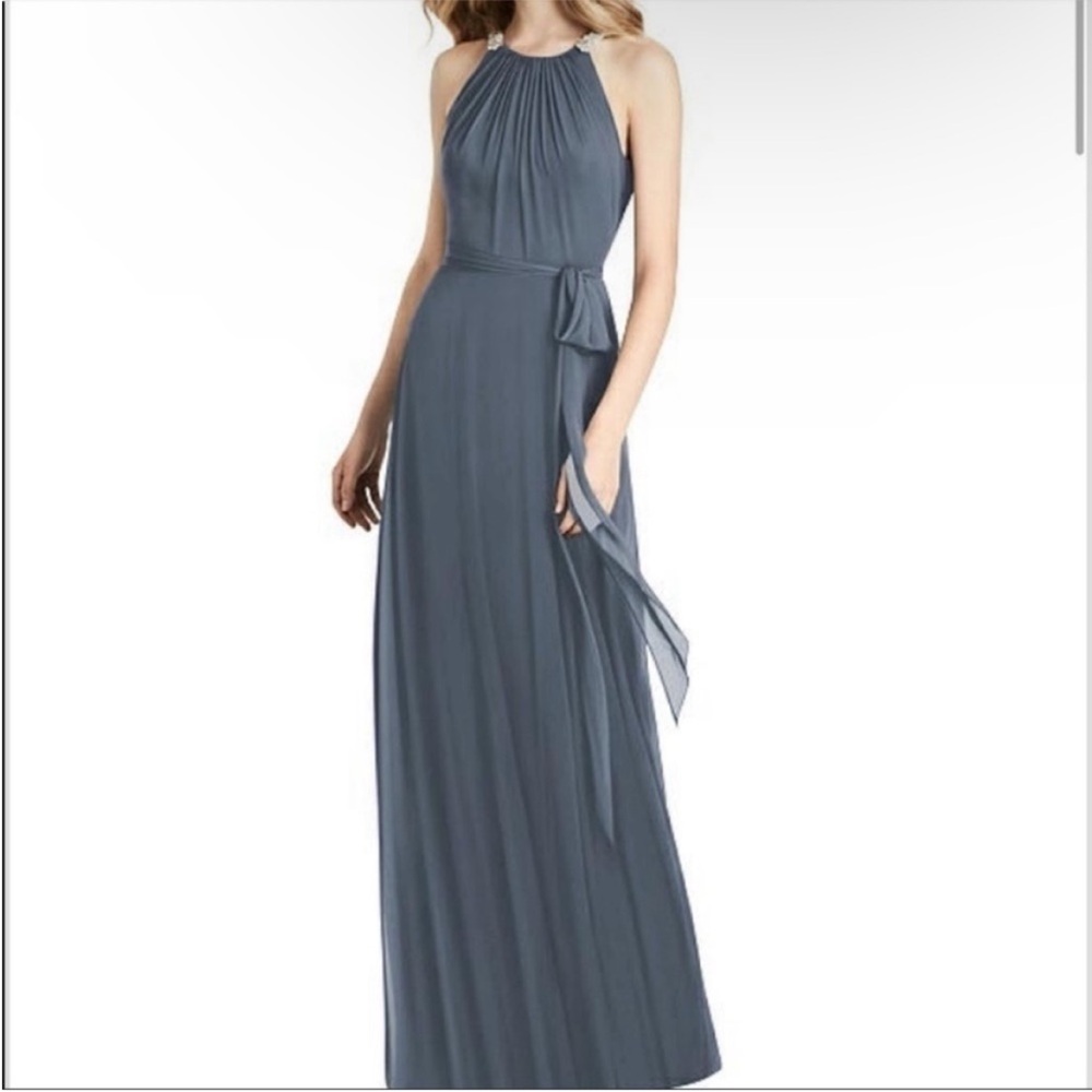 Jenny Packham JP1007 Chiffon Beaded Formal Dress